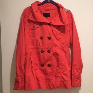 Chic orange coat
